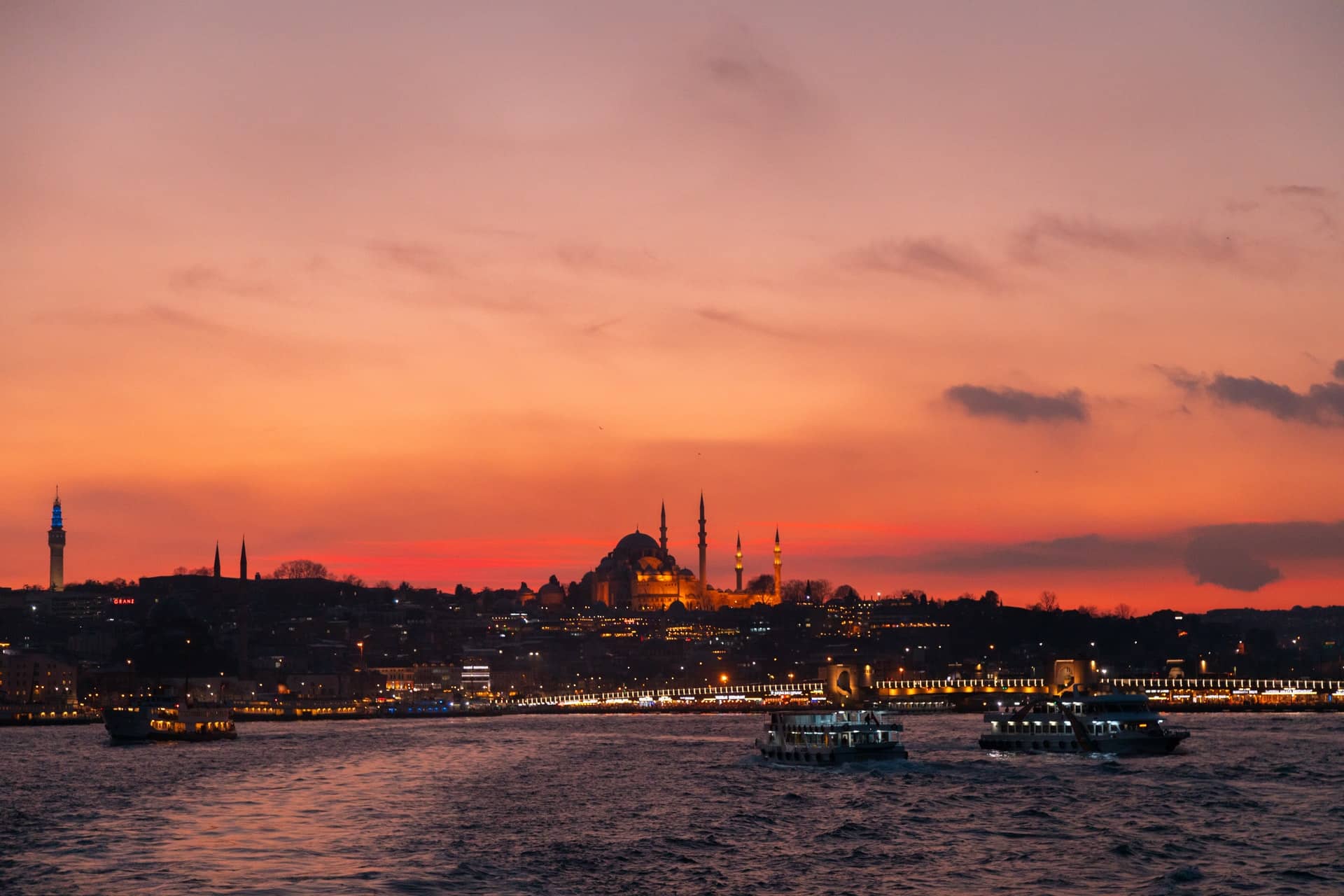 Meditation with Sunrise on the Bosphorus